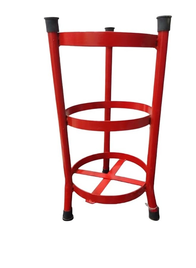 PYRO GUARD Fire Extinguisher Stand, Floor Mount Holder for 2kg, 4kg & 6kg Extinguishers, Red - Image 2